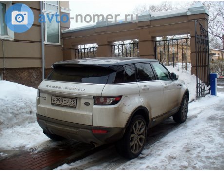 в999ск35, Land Rover Range Rover Evoque