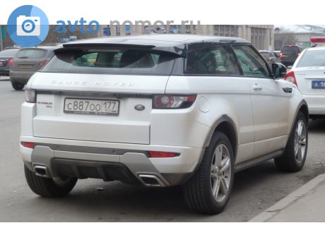 с887оо177, Land Rover Range Rover Evoque