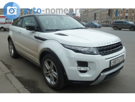 с887оо177, Land Rover Range Rover Evoque