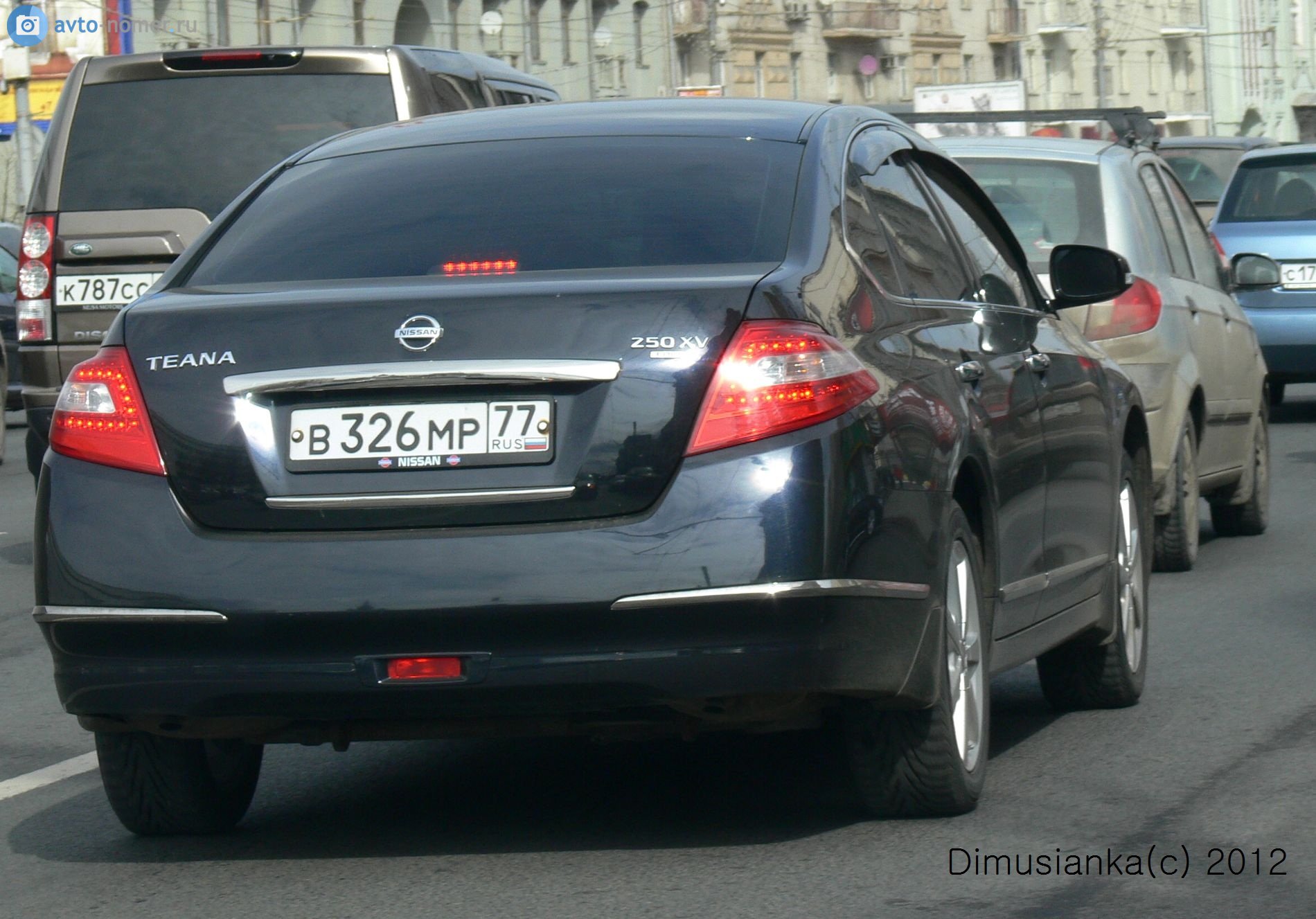 в 326 мр 77, Nissan Teana 2nd gen (J32), 2008–2014 (–2019 for TW-market)