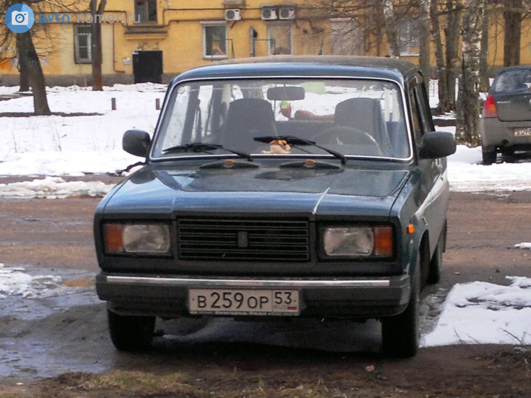 в 259 ор 53, Lada (VAZ) 2107 Жигули (Nova / Riva / Signet / 1500), 1982–2014
