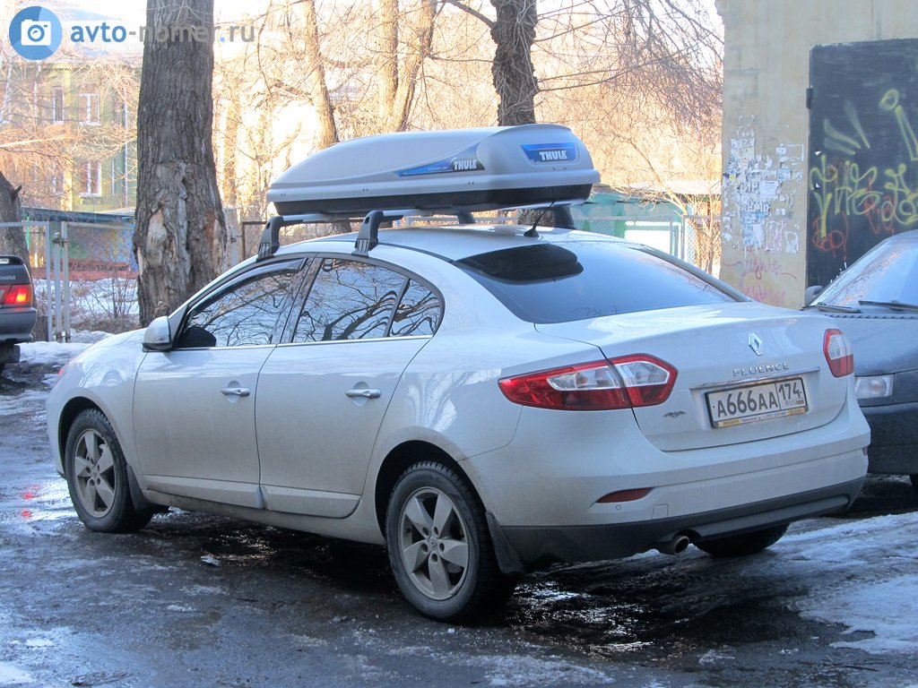 а 666 аа 174, Renault Fluence 1st gen (L38), 2009–2020