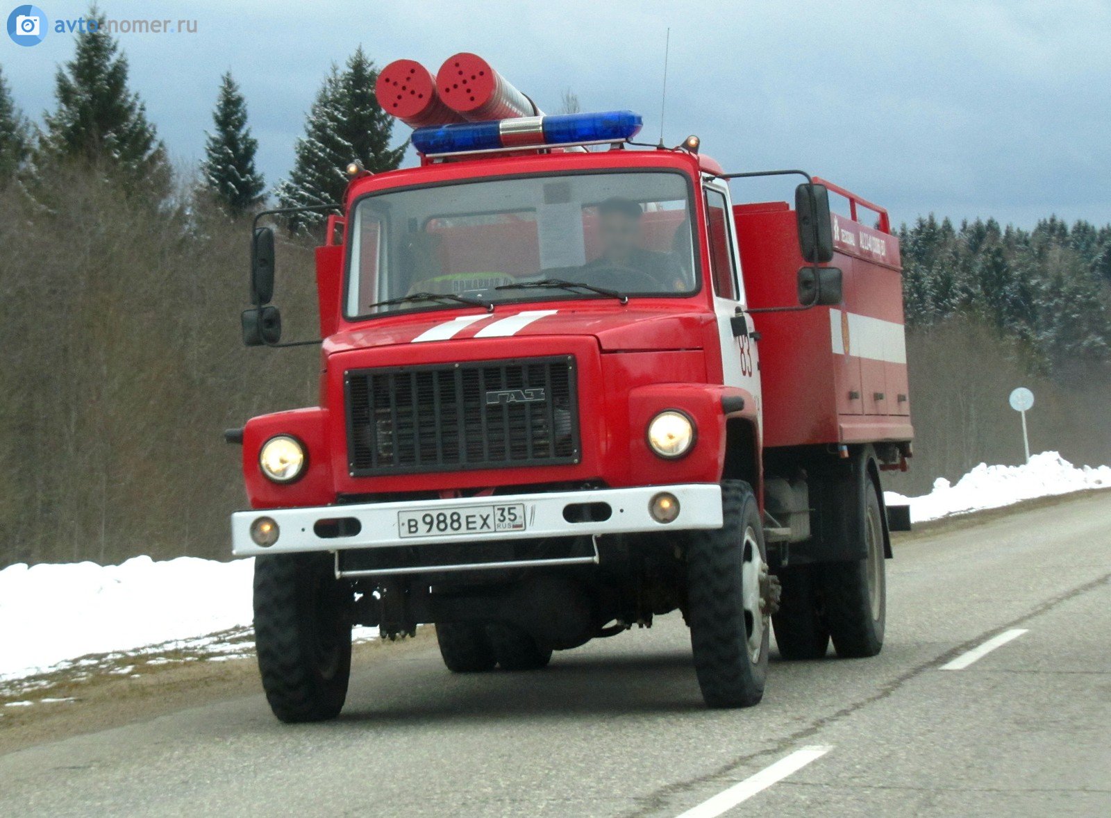 ГАЗ 33086 пожарная автоцистерна