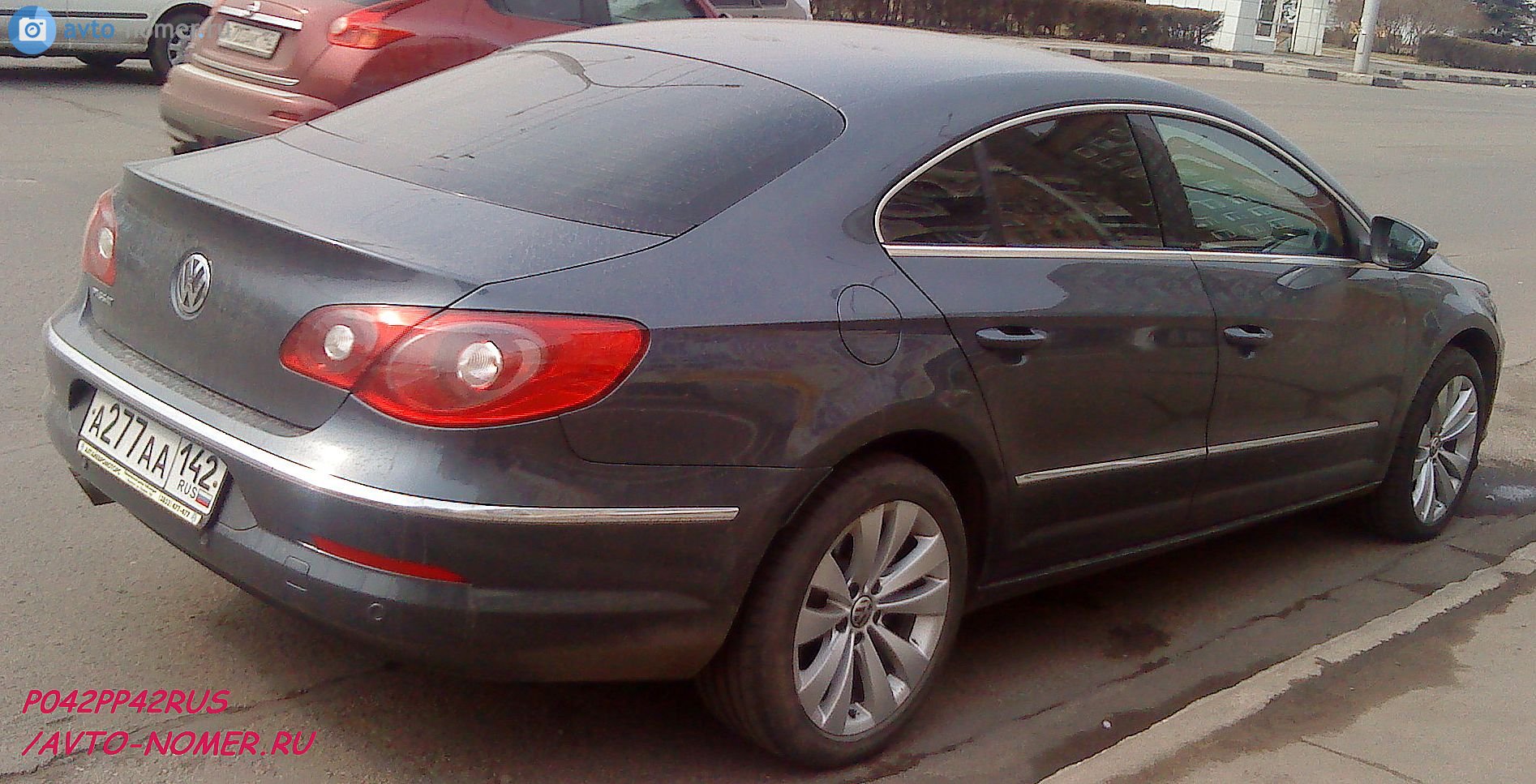 а 277 аа 142, Volkswagen Passat CC 1st gen (35), 2008–2011