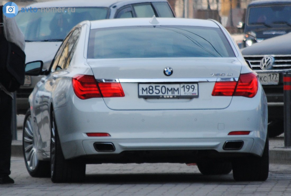 м 850 мм 199, BMW 7 Series 5th gen (F01–F04), 2008–2015