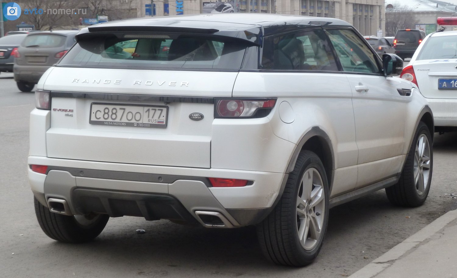 с 887 оо 177, Land Rover Range Rover Evoque 1st gen 5-door SUV (L538), 2011–2019