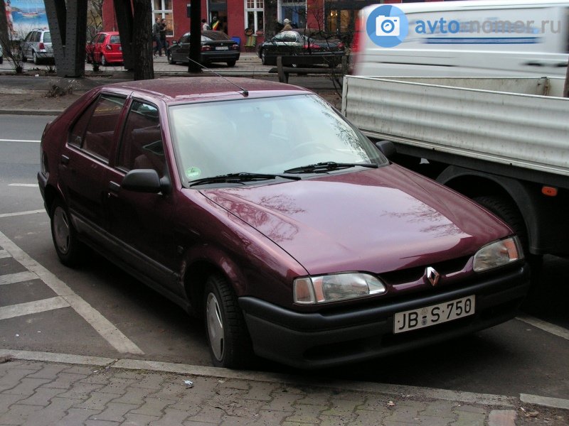 JB S 750, Renault 19 1st gen 5-door Hatch (B53), facelift, 1992–1996 (–1999 for LATAM- and –2000 for TR-market)