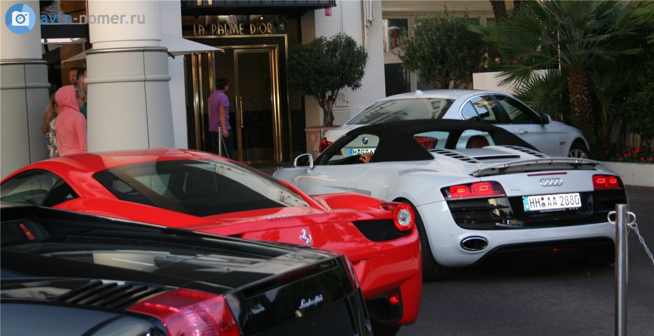 HH AA 2880, Audi R8 1st gen Spyder (427/429), 2008–2015