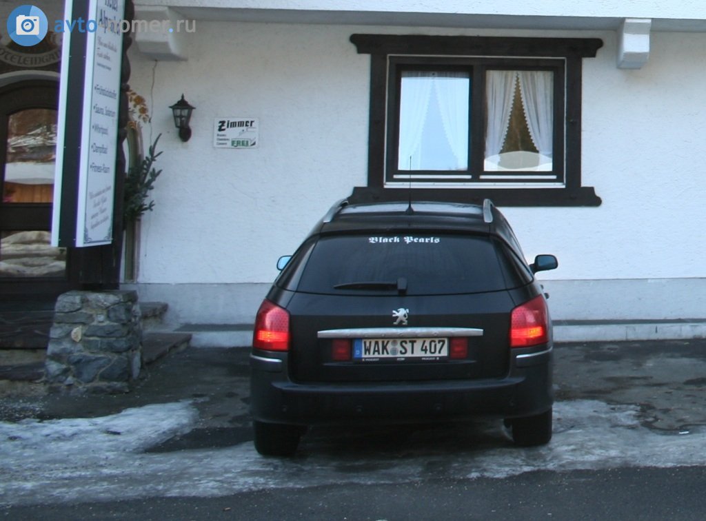 WAK ST 407, Peugeot 407 1st gen SW Wagon (D22), 2004–2010