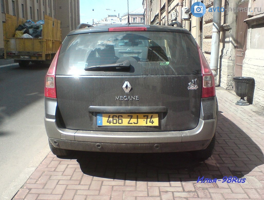 466 ZJ 74, Renault Mégane 2nd gen Estate Wagon (K84), 2003–2009 (­–2012 for BR-market)