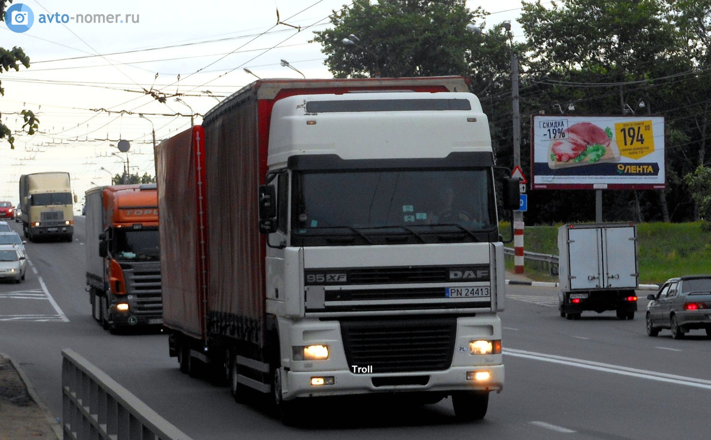 PN 24413, DAF XF 1st gen (95XF), 1997–2002