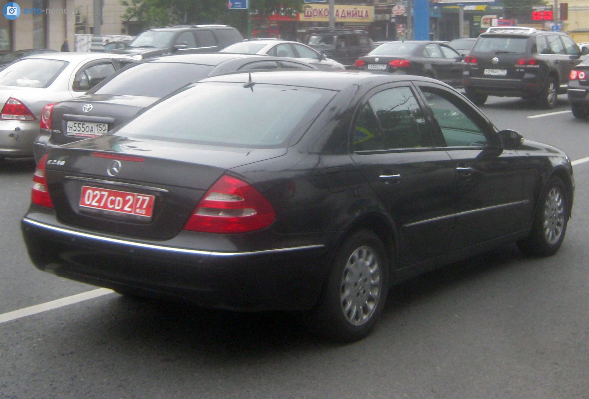 027 CD 2 77, Mercedes-Benz E-Klasse 3rd gen Sedan (W211), 2002­–2009