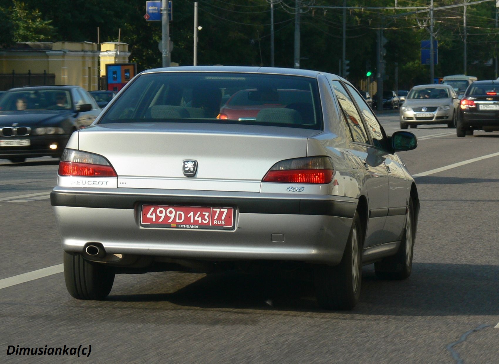 499 D 143 77, Peugeot 406 1st gen Sedan (D83/D93), 1995–1999