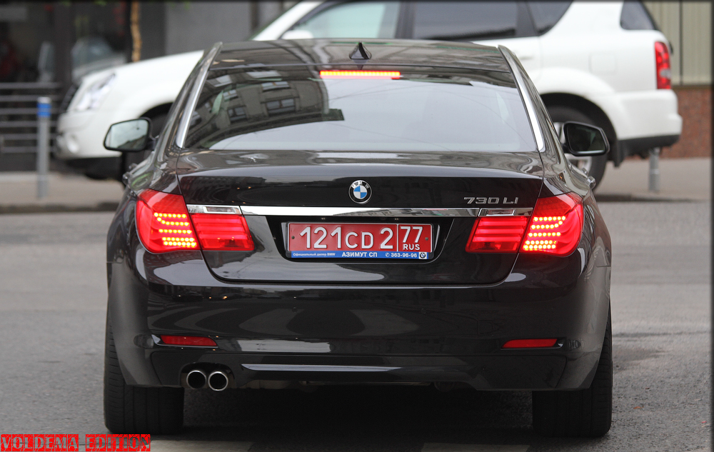 121 CD 2 77, BMW 7 Series 5th gen (F01–F04), 2008–2015