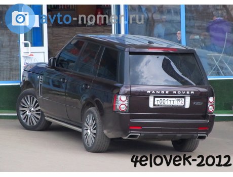 т001тт199, Land Rover Range Rover