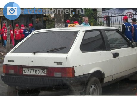 о777вв35, Lada (VAZ) 2108
