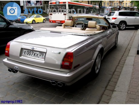 е007кх39, Bentley Azure