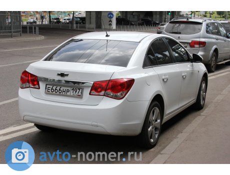 е666нр197, Chevrolet Cruze
