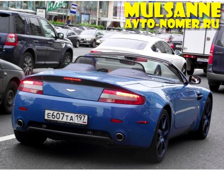 е607та197, Aston Martin V8 Vantage