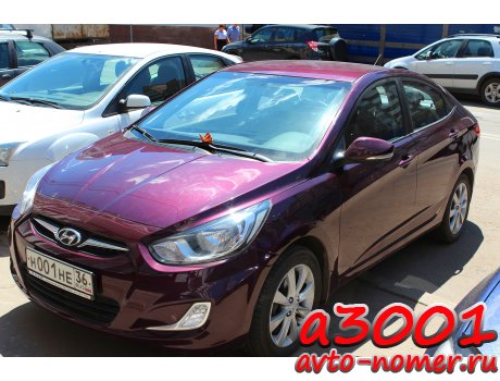 н001не36, Hyundai Solaris