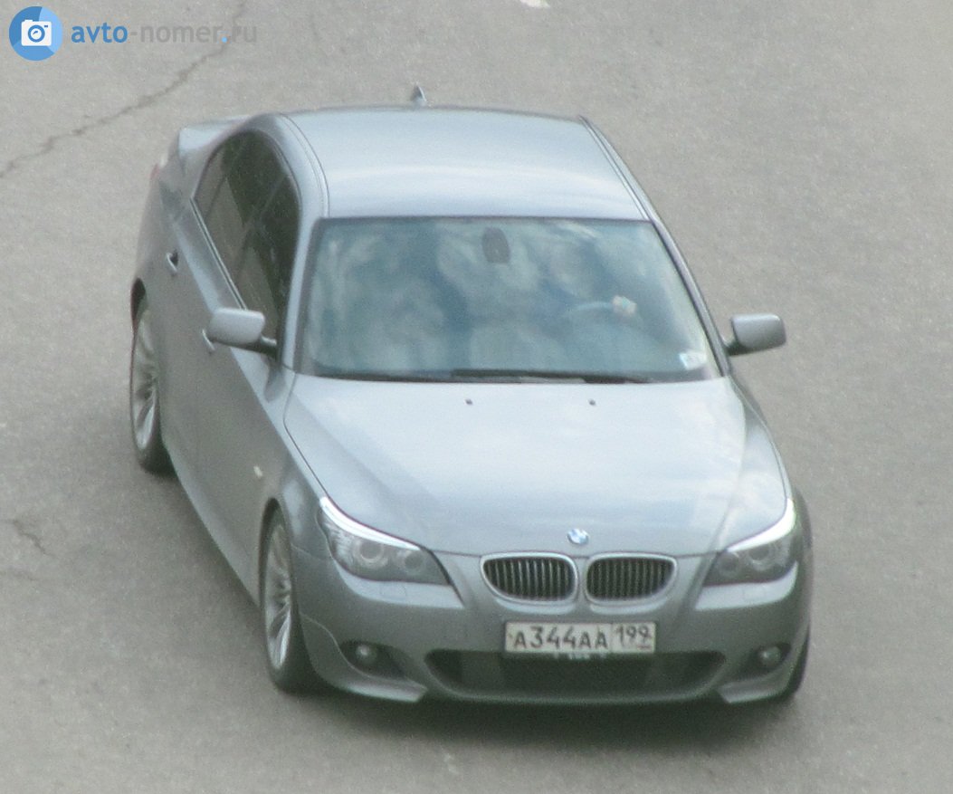 а 344 аа 199, BMW 5 Series 5th gen Sedan (E60), 2003–2010