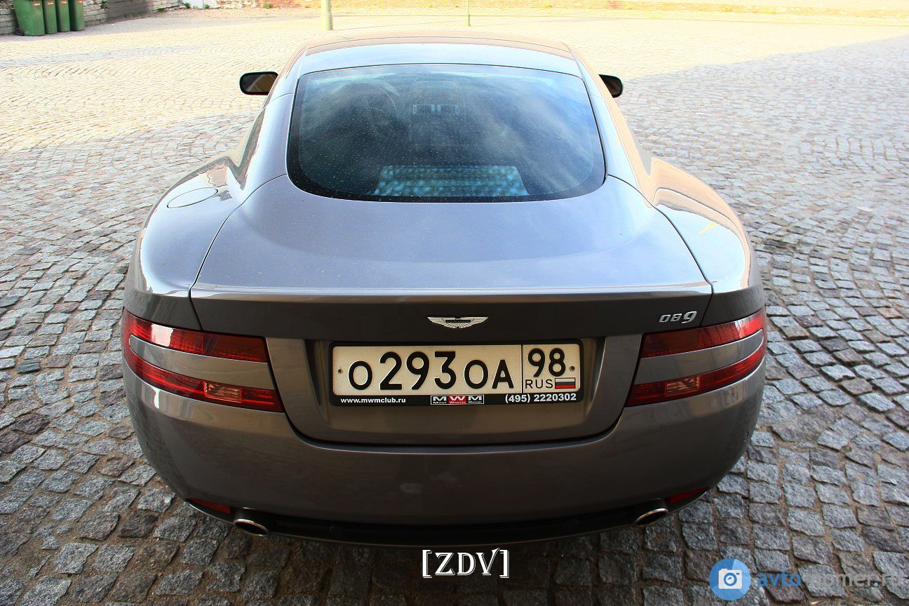 о 293 оа 98, Aston Martin DB9 Coupé (VH300), 2004–2012