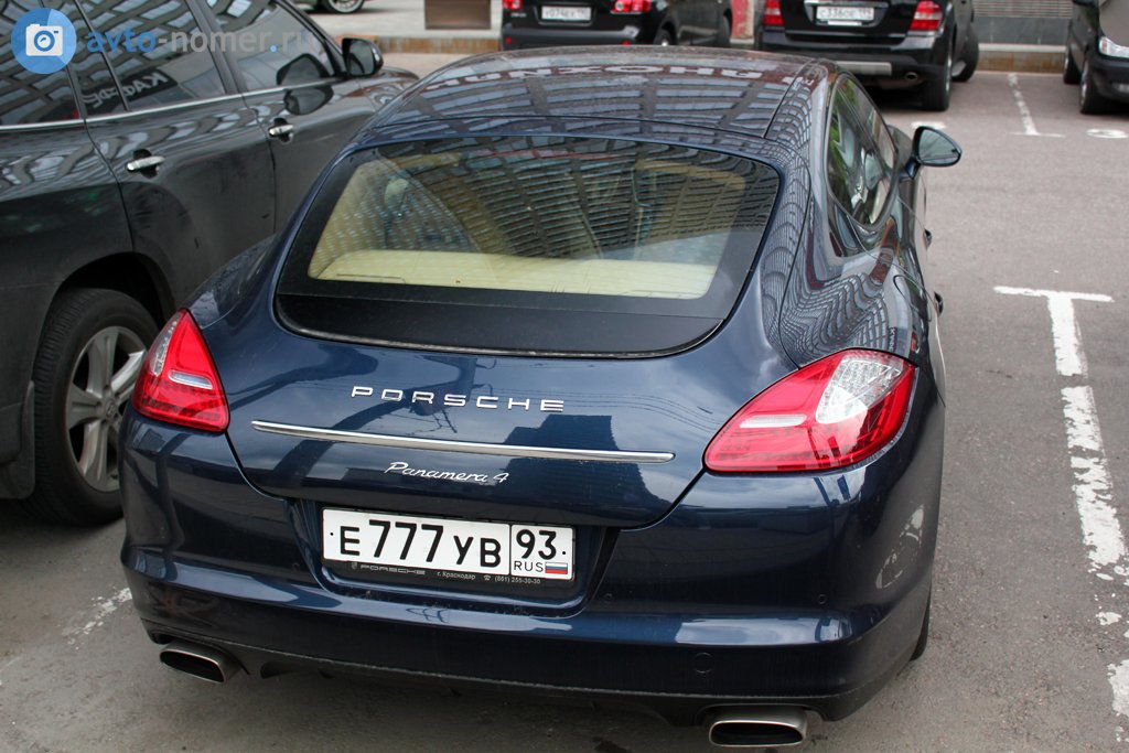 е 777 ув 93, Porsche Panamera 1st gen (970), 2009–2013