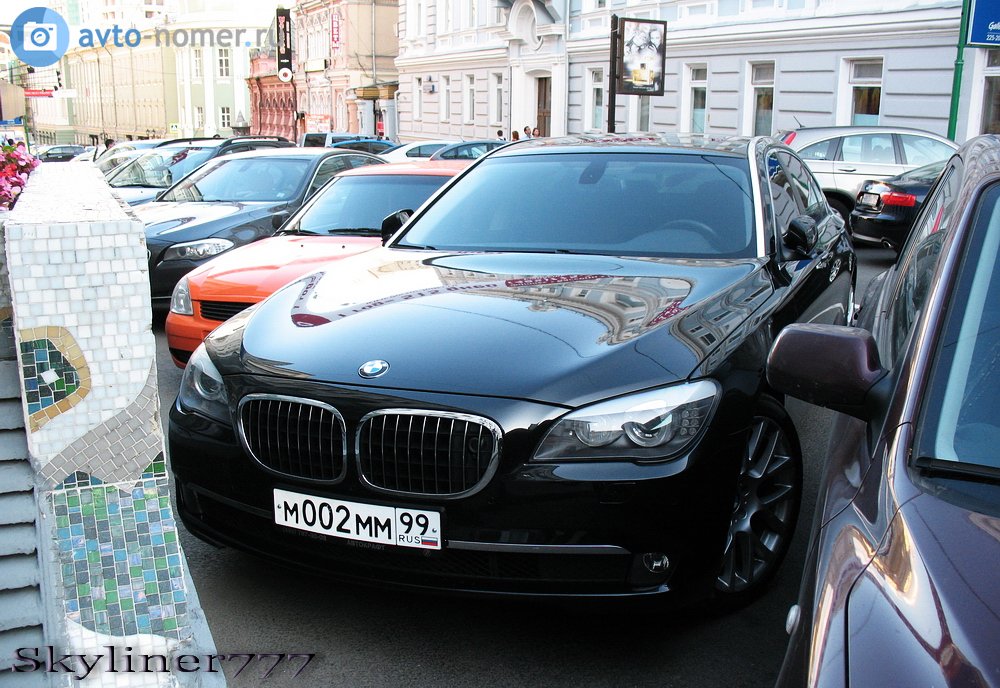 м 002 мм 99, BMW 7 Series 5th gen (F01–F04), 2008–2015