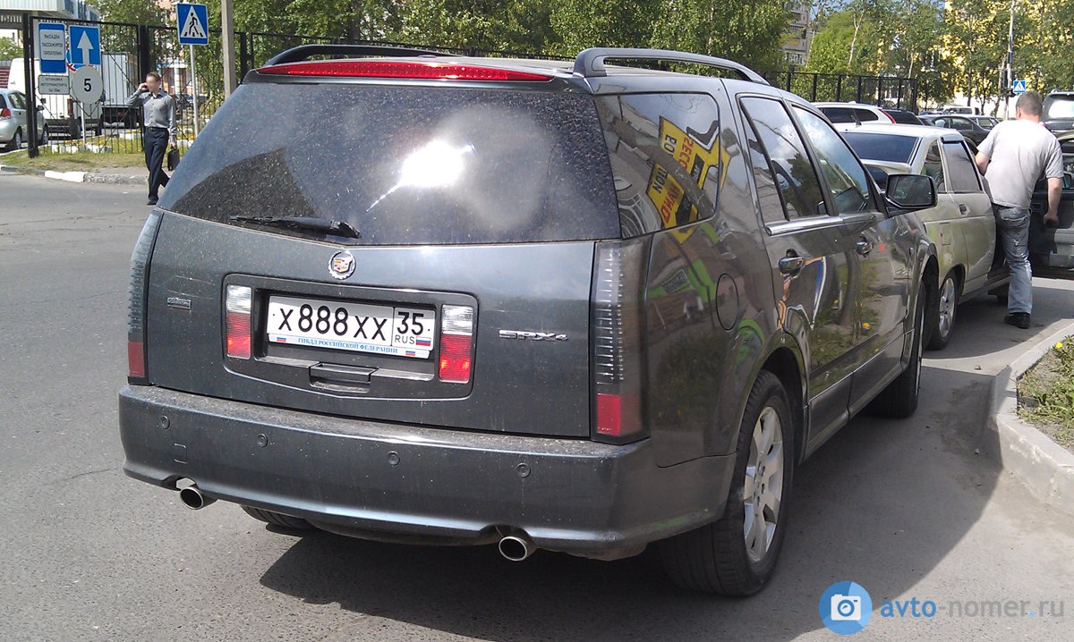 х 888 хх 35, Cadillac SRX 1st gen (Sigma/GMT265), 2003–2009