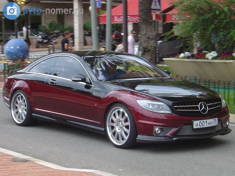 н 001 нн 39, Mercedes-Benz CL-Klasse 3rd gen (C216), 2006–2013