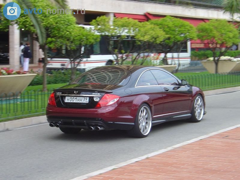 н 001 нн 39, Mercedes-Benz CL-Klasse 3rd gen (C216), 2006–2013