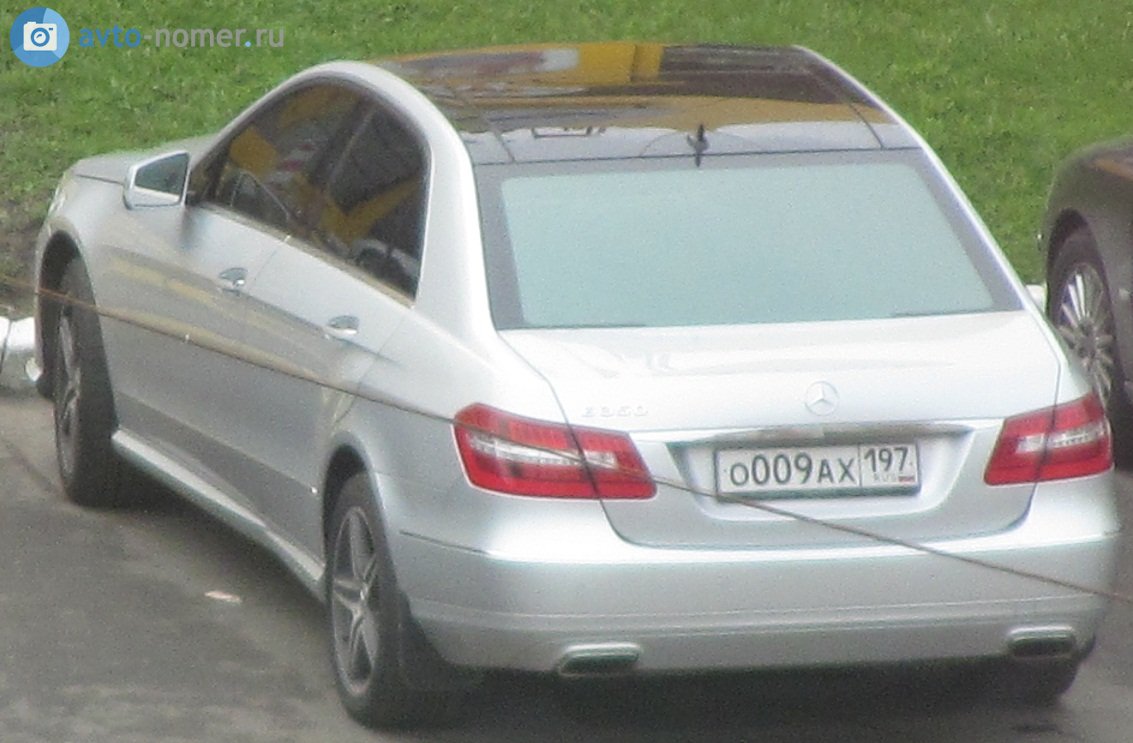 о 009 ах 197, Mercedes-Benz E-Klasse 4th gen Sedan (W212), 2009­–2013
