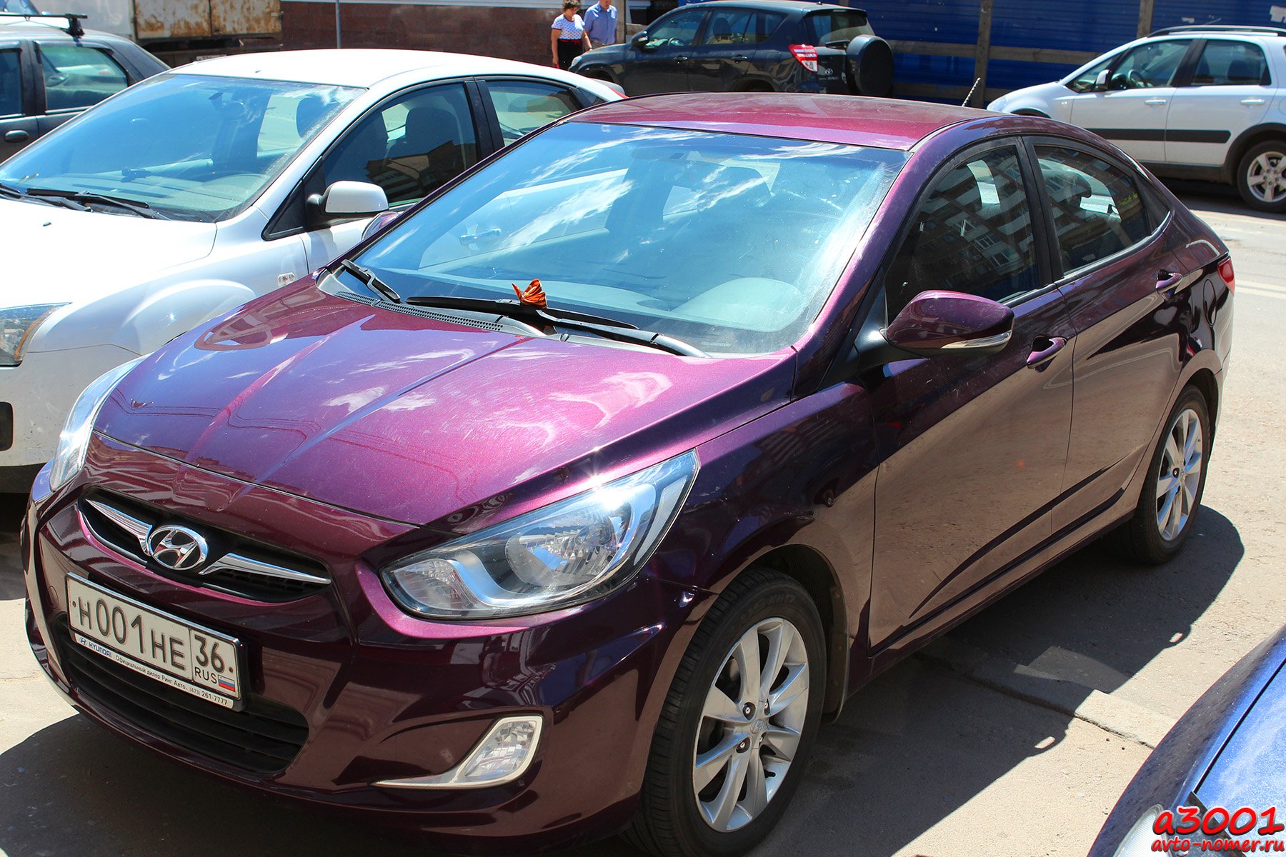 н 001 не 36, Hyundai Solaris 