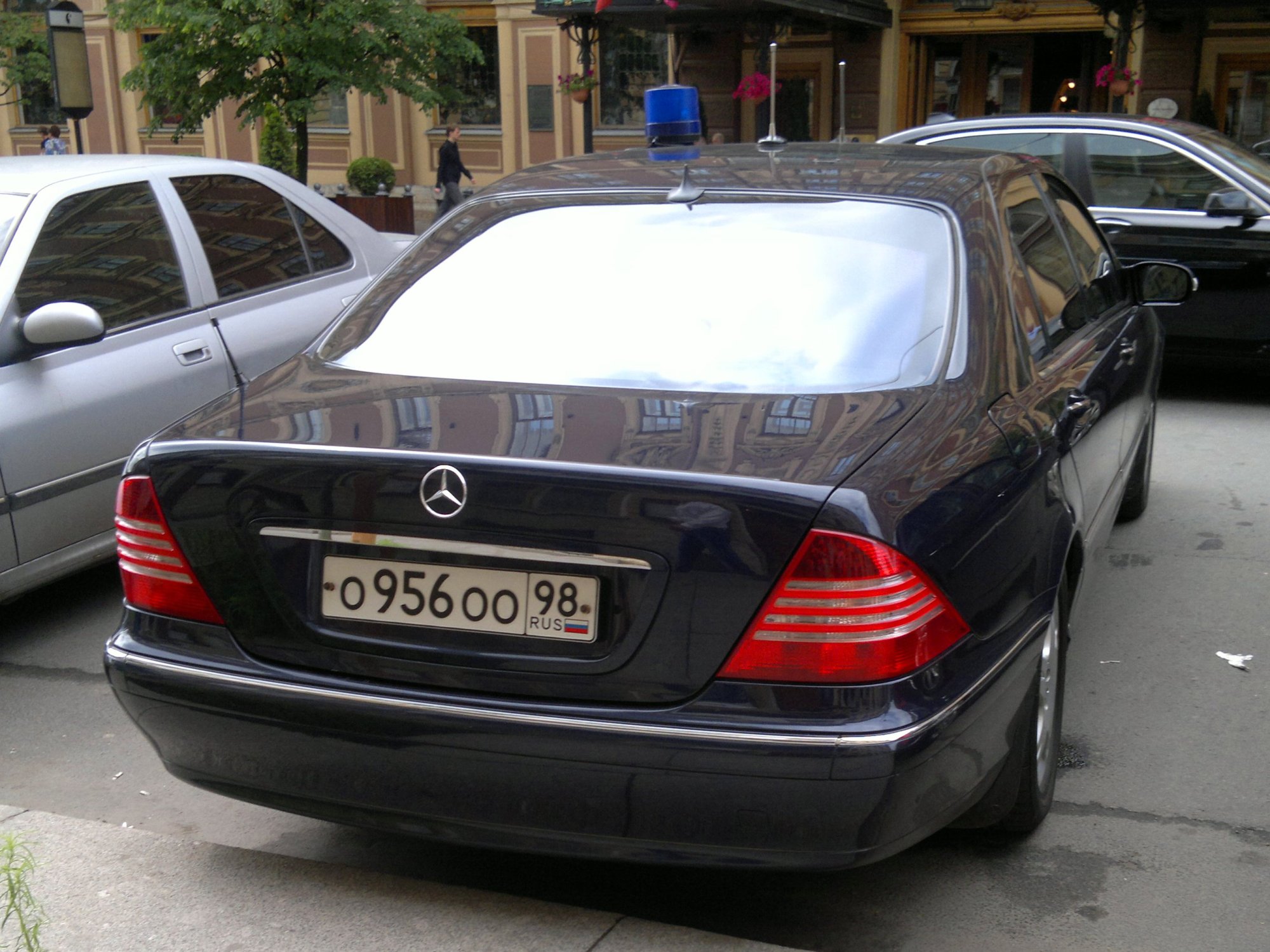 Мерседес w220 с мигалками