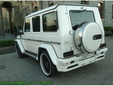 у007уу77, Mercedes-Benz G-Klasse