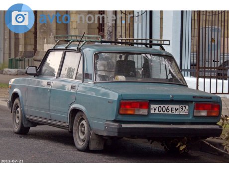 у006ем97, Lada (VAZ) 2107