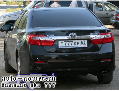 т777кр63, Toyota Camry