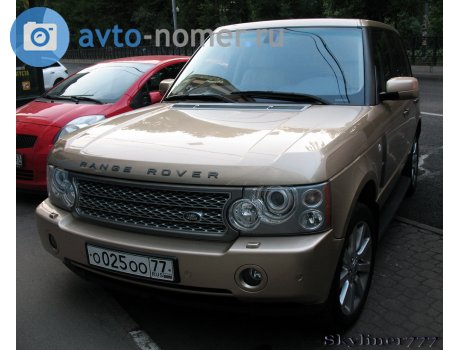 о025оо77, Land Rover Range Rover