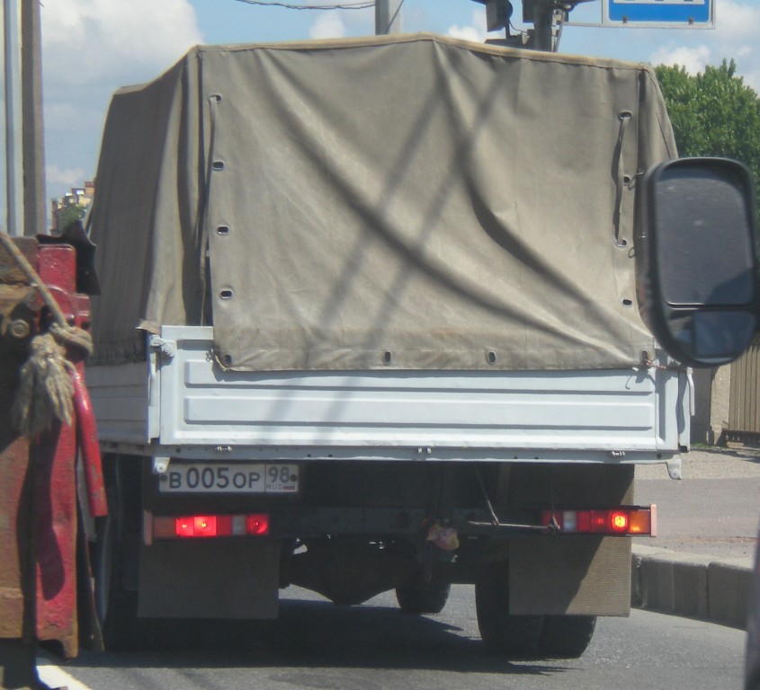 в 005 ор 98, GAZ 3302 ГАЗель 2-3302 Single Cab, facelift, 2003–