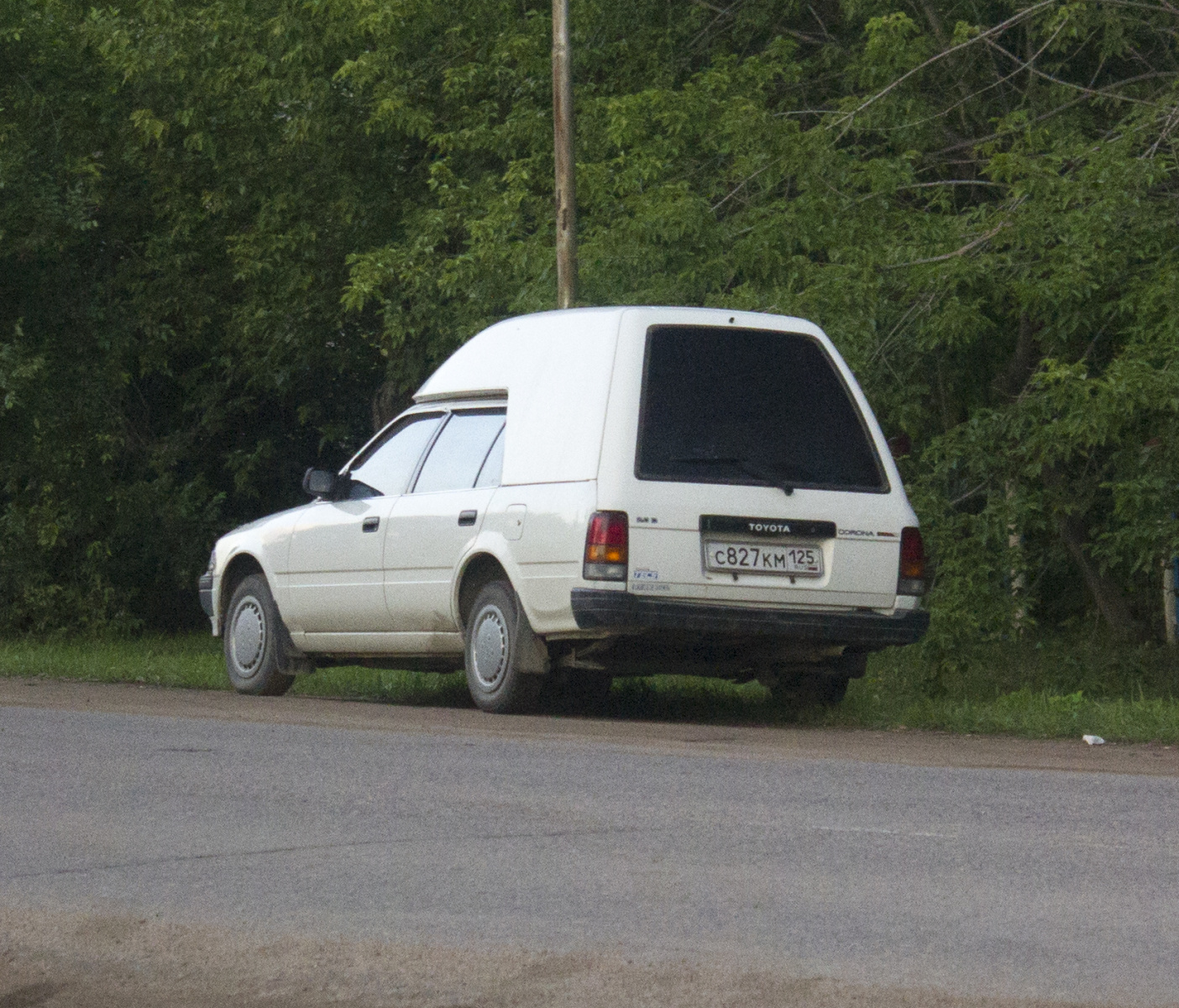 с 827 км 125, Toyota Corona 9th gen Hi-Roof Wagon (T176V), 1987–1992
