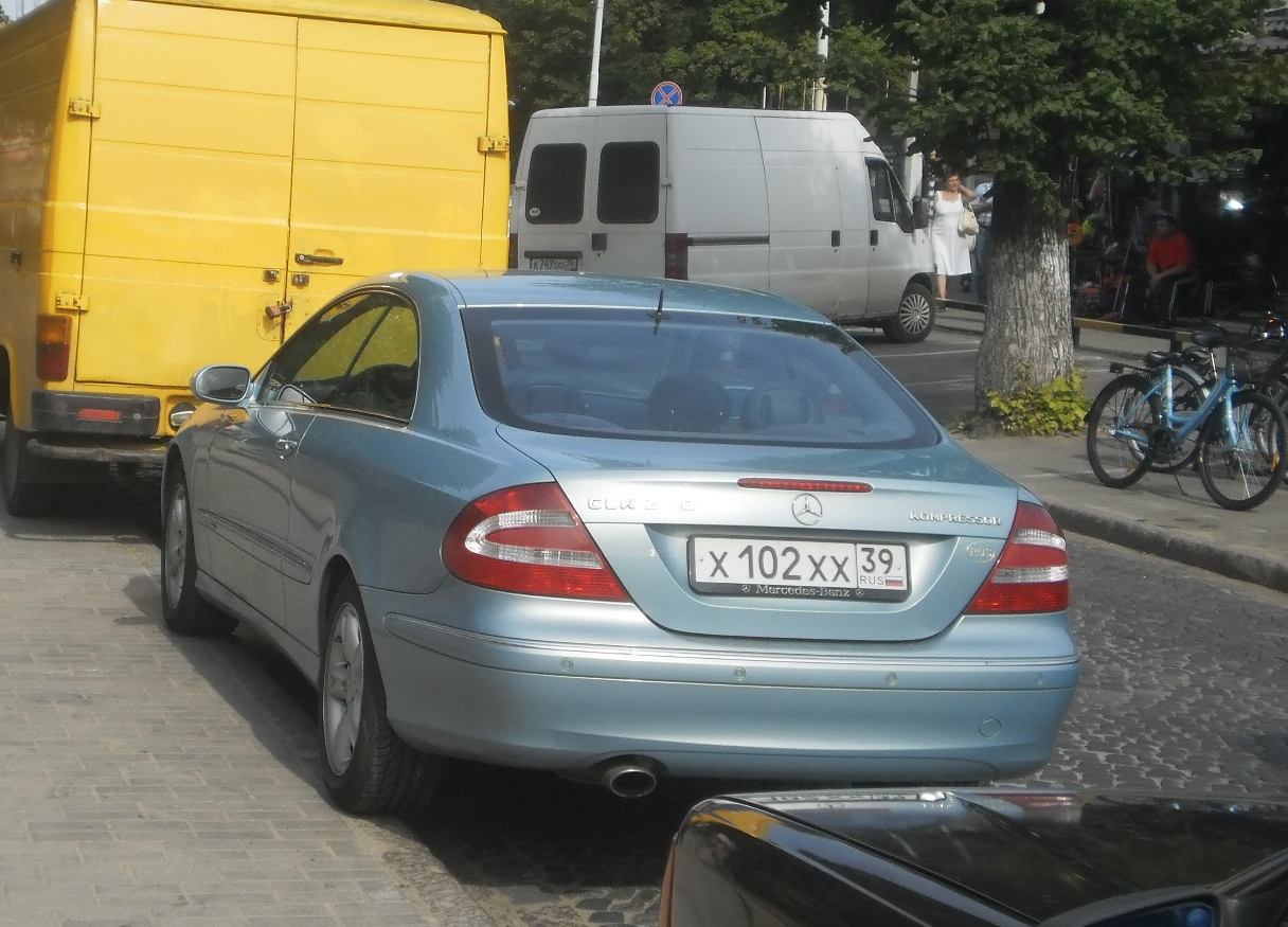 х 102 хх 39, Mercedes-Benz CLK-Klasse 2nd gen Сoupé (C209), 2002–2009