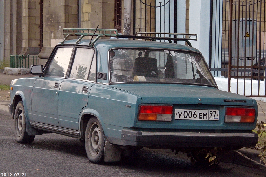 у 006 ем 97, Lada (VAZ) 2107 Жигули (Nova / Riva / Signet / 1500), 1982–2014