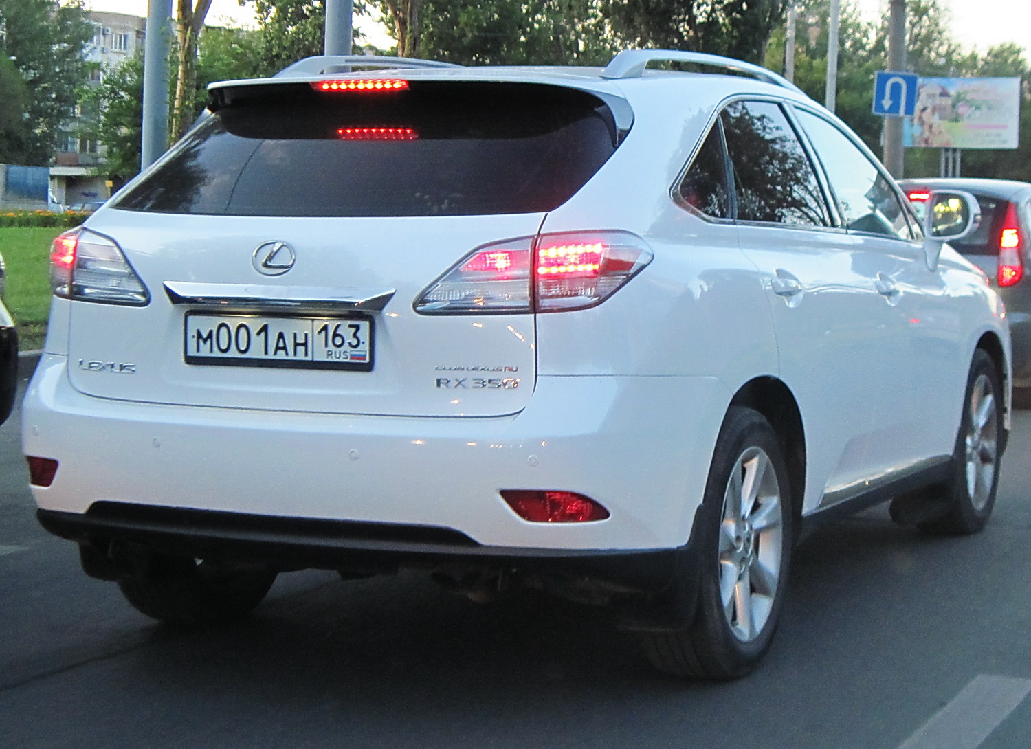 м 001 ан 163, Lexus RX 3rd gen (AL10), 2008–2012