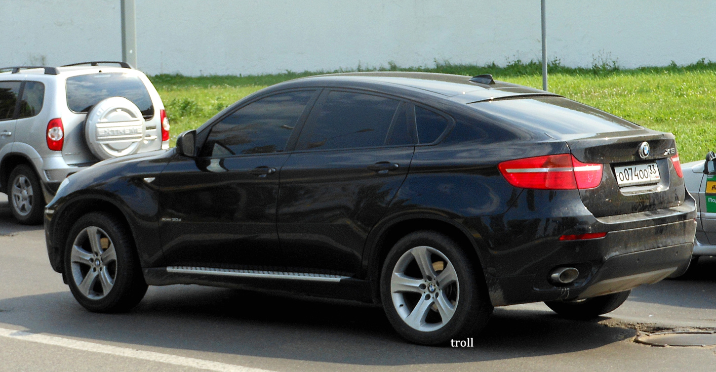 о 074 оо 33, BMW X6 1st gen (E71), 2008–2014