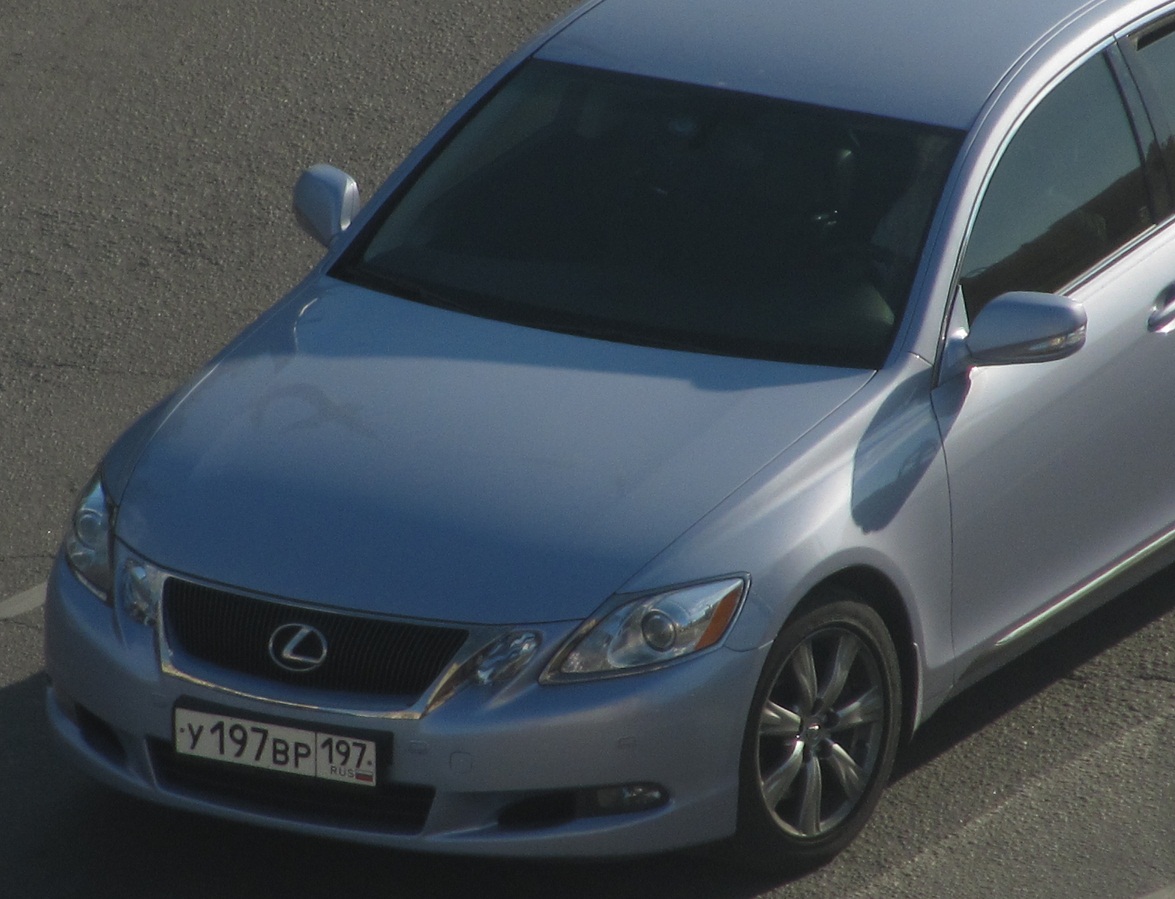 у 197 вр 197, Lexus GS 