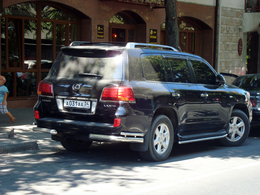 а 031 аа 34, Lexus LX 