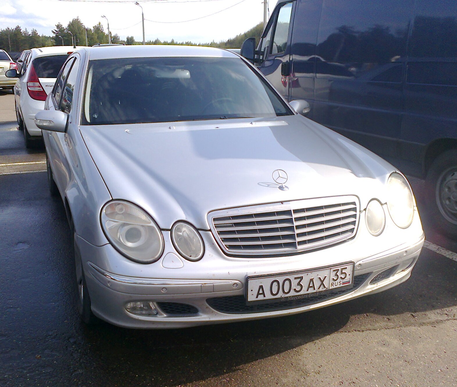 а 003 ах 35, Mercedes-Benz E-Klasse 3rd gen Sedan (W211), 2002­–2009