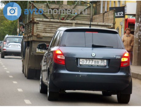о777вв35, Skoda Fabia