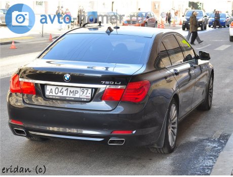 а041мр97, BMW 7 Series