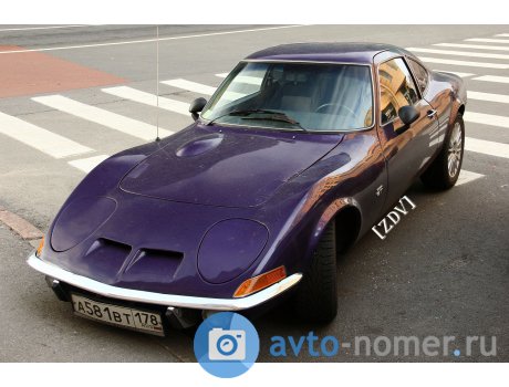 а581вт178, Opel GT